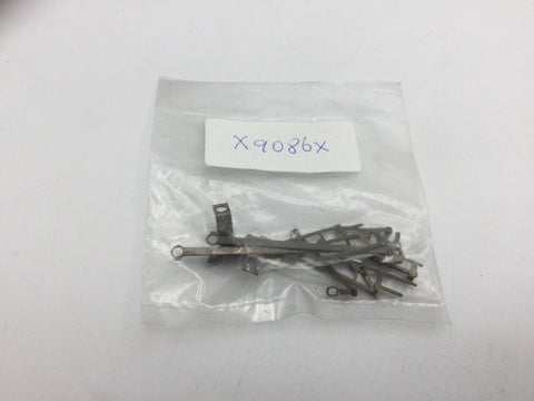 Hornby X9086W OO Gauge Black 5 Valve Gear Set (Weathered)