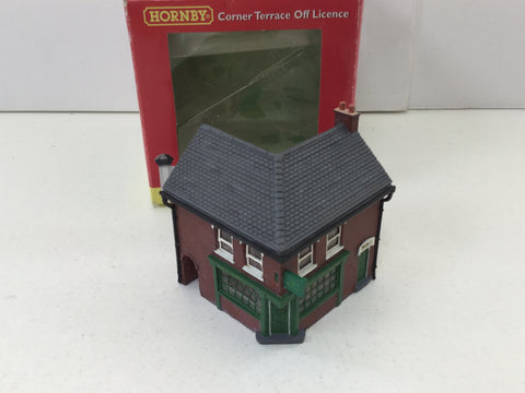 Hornby Lyddle End N8074 N Gauge Corner Terrace Off Licence