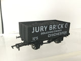 Gaugemaster GM4410209 OO Gauge 7 Plank Wagon Jury Brick Co
