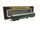 Graham Farish 374-051B N Gauge BR Green Mk1 Corr 2nd Coach S24309