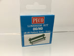 Peco LK-25 OO Gauge Platform Seats (Green)(Pack 12)