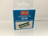 Peco LK-25 OO Gauge Platform Seats (Green)(Pack 12)