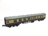 Graham Farish 374-177 N Gauge BR Choc/Crm Mk1 Corr Brake 2nd Coach W34751