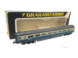 Graham Farish 0725 N Gauge BR Blue/Grey Mk3 Trailer 1st Coach W41015