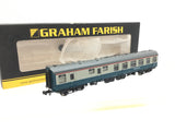 Graham Farish 374-122 N Gauge BR Blue/Grey Mk1 Restaurant Car M1908