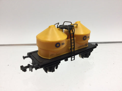 Lima 729 N Gauge Twin Silo Wagon Blue Circle