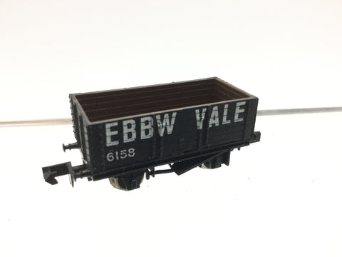 Graham Farish 2129 N Gauge 6 Plank Wagon Ebbw Vale