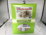 Metcalfe PN962 N Gauge Municipal Building Card Kit