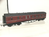 Dapol E5 OO Gauge LMS 57' Corridor Brake 3rd Maroon 5545