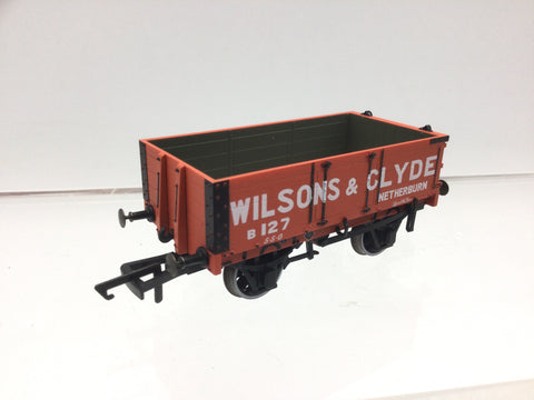 Oxford Rail 76MW4003 OO Gauge 4 Plank Wagon Wilsons & Clyde