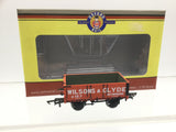 Oxford Rail 76MW4003 OO Gauge 4 Plank Wagon Wilsons & Clyde