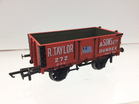 Oxford Rail 76MW4002 OO Gauge 4 Plank Wagon R.Taylor & Sons Ltd