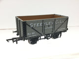 Oxford Rail 76MW7024 OO Gauge 7 Plank Wagon Steetley and Co Llynclys