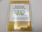 Cambrian C30 OO Gauge 10t 7 Plank Fixed End Wagon Kit