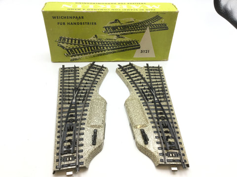 Marklin 5121 HO Gauge M Track Manual Operated Points