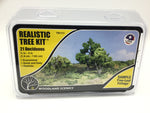Woodland Scenics TR1111 3/4"-3" Med Green Deciduous Tree Kit