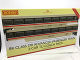 Hornby R40013 OO Gauge BR, Class 370 Advanced Passenger Train 2-car TU Coach Pack, 48303 + 48304 - Era 7