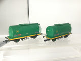 Bachmann 37-575B OO Gauge TTA Tank Wagon BR Green BPO37263 x2