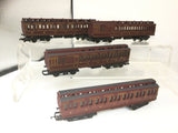 Hornby R384/R385 OO Gauge LMS Clerestory Coaches x4