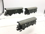 Marklin 4002 HO Gauge 2nd Class Passenger Coach x3