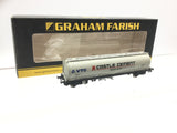 Graham Farish 377-676 N Gauge VTG Castle Cement 100t Tank Wagon VTG12461