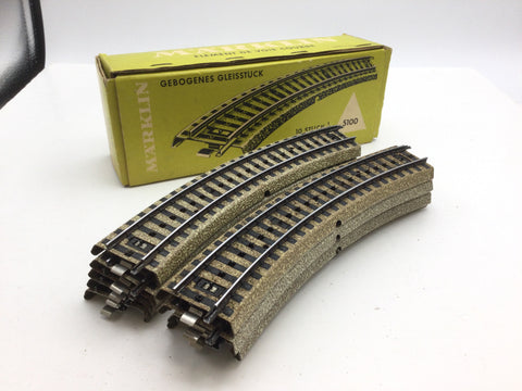 Marklin 5100 HO Gauge M Track Curves x10