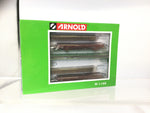 Arnold HN6581 N Gauge RENFE Ks Flat Wagon w/Tabacalera Load Set (2) IV