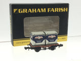 Graham Farish 377-341 N Gauge BR Conflat A Wagon Birds Eye