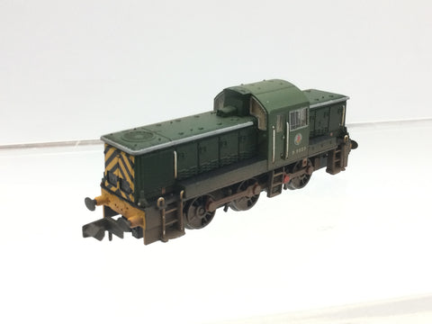 Graham Farish 372-951 N Gauge BR Green Class 14 D9523 (Weathered)