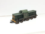 Graham Farish 372-951 N Gauge BR Green Class 14 D9523 (Weathered)