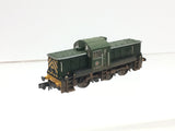 Graham Farish 372-951 N Gauge BR Green Class 14 D9523 (Weathered)