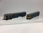 Graham Farish 371-876 N Gauge BR Blue Class 108 2 Car DMU