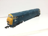 Graham Farish 371-601A N Gauge BR Blue Class 42 Warship D827 Kelly DCC FITTED