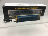 Graham Farish 371-601A N Gauge BR Blue Class 42 Warship D827 Kelly DCC FITTED