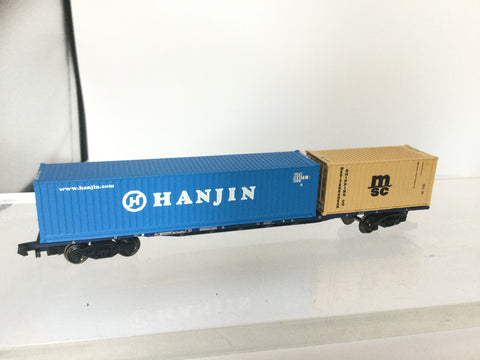 Graham Farish 373-456 N Gauge Bogie Freightliner Wagon Hanjin/MSC