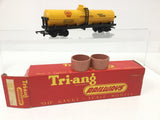 Triang R117 OO Gauge Bogie Oil Tanker Shell Yellow