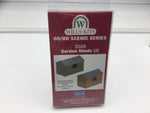Wills SS58 OO Gauge Timber Garden Sheds Kit