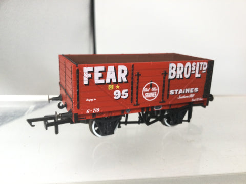 Oxford Rail 76MW7001 OO Gauge 7 Plank Wagon Fear Bros, Staines