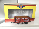 Oxford Rail 76MW7027 OO Gauge 7 Plank Wagon Milner Thomas and Co No 1000