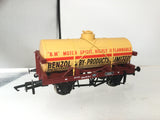 Oxford Rail 76TK2004 OO Gauge 12t Tank Wagon Benzol and By Products 1000 (USED)