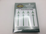 Ratio 213 N Gauge Station/Street Lamps Kit