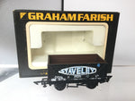 Graham Farish 12126 OO Gauge 7 Plank Wagon Staveley