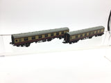 Graham Farish 374-150 N Gauge BR Red/Cream Mk1 1st Corridor Coach M13004 x2