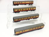 Hornby R628/R928/R929 OO Gauge BR Red/Cream Mk1 Coaches x4