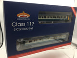 Bachmann 35-501SF OO Gauge Class 117 3-Car DMU BR Blue & Grey (DCC SOUND)