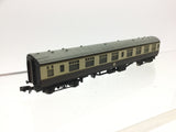 Graham Farish 374-052A N Gauge BR Choc/Cream Mk1 2nd Corridor Coach W25051