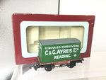 Dapol B91 OO Gauge GWR Conflat with Container Ayres, Reading