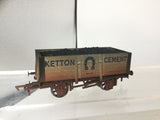 Dapol 4F-051-007 OO Gauge 5 Plank Wagon Ketton Cement Weathered