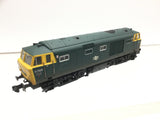 Dapol 2D-018-002 N Gauge BR Blue Class 35 Hymek D7026 Weathered