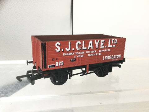 Dapol B101 OO Gauge 7 Plank Wagon S.J Claye, Long Eaton